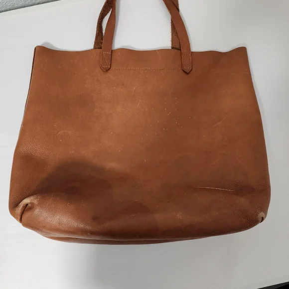 Madewell The Transport Tan Leather Tote Bag - Picture 7 of 13